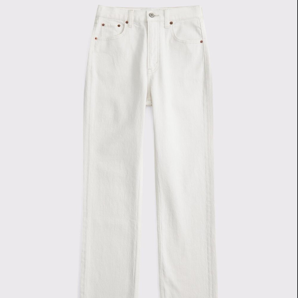 Ultra High Rise Ankle Straight Jean